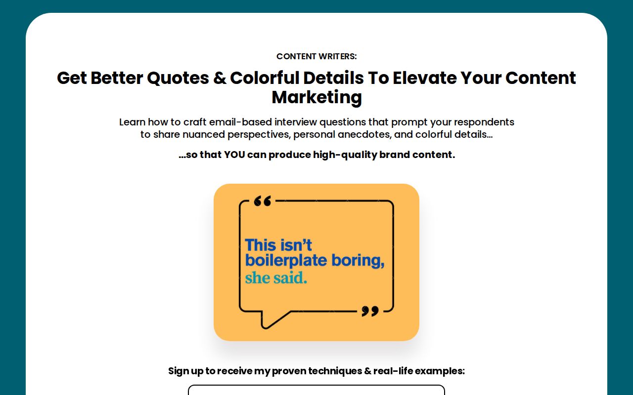 How To Get Better Quotes and Colorful Details To Elevate Your Content ...
